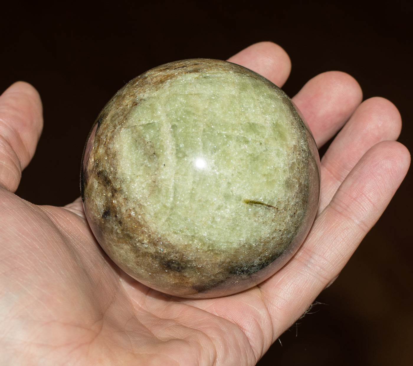 Apatite sphere