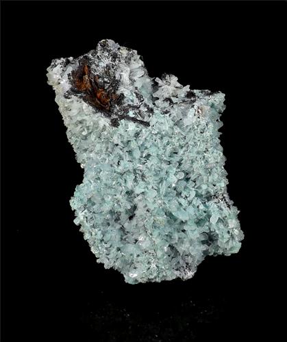 Hemimorphite with Chrysocolla