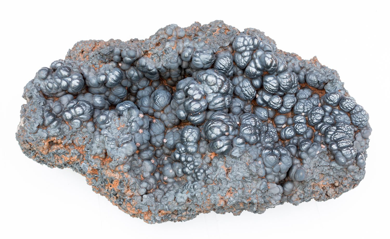 Kidney ore hematite with rutile