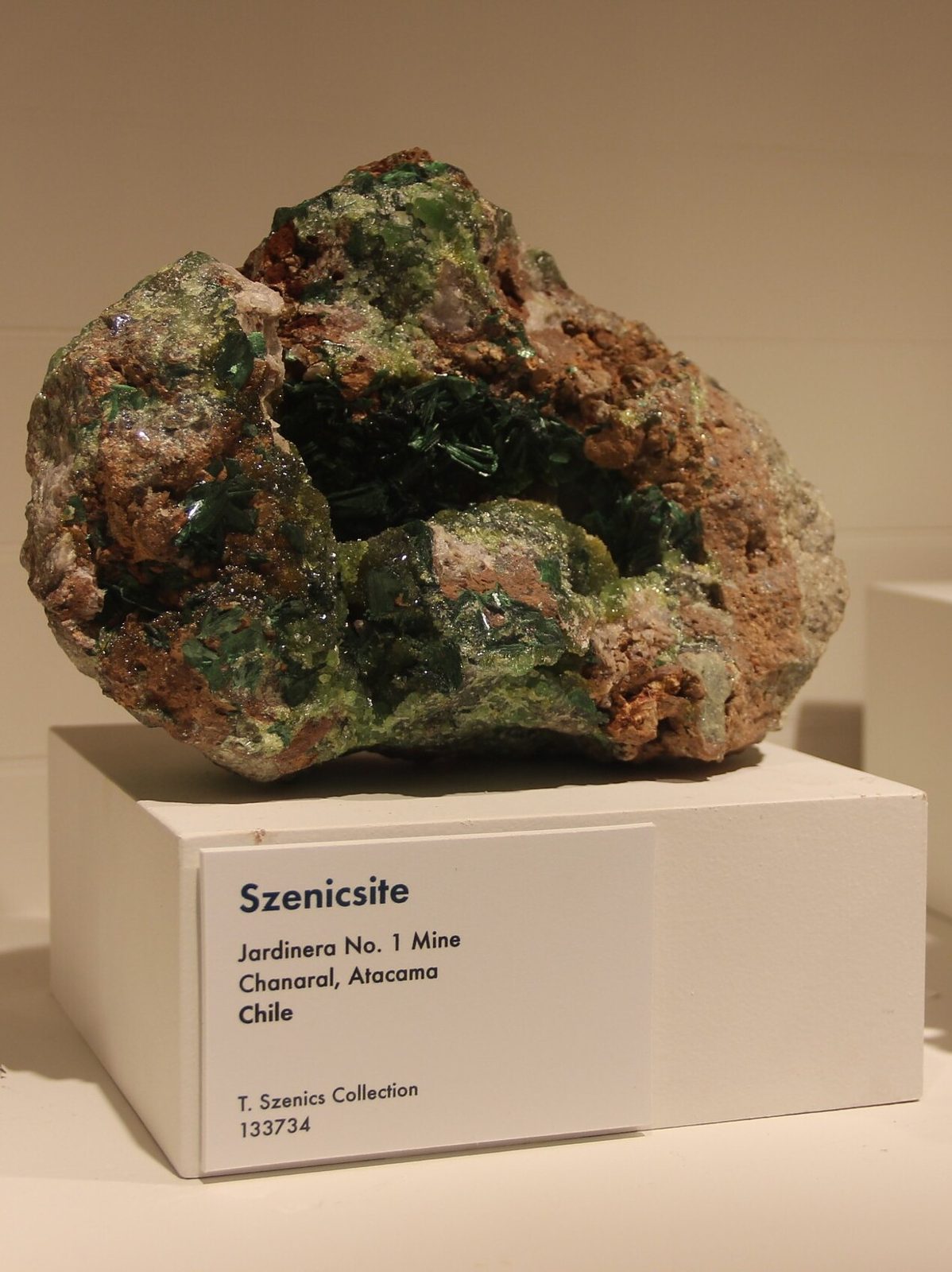 Szenicsite from Szenics collection
