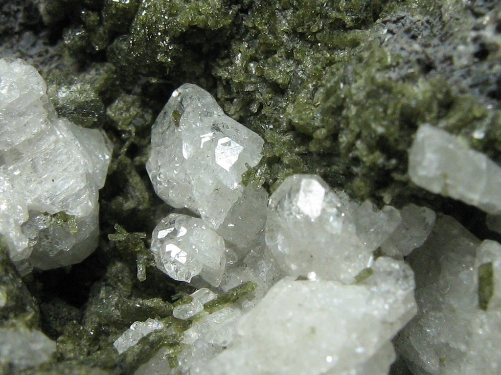 Anorthite: Similar to Meionite but less pronaunced